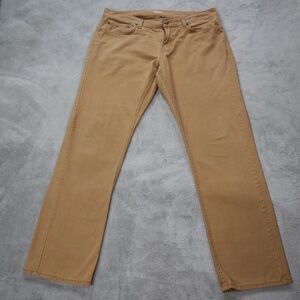 Old Navy Mens Size 34x31 Cognac Brown Tan Slim Casual Five Pocket Jeans
